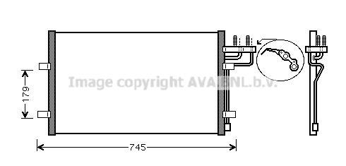 AVA QUALITY COOLING Конденсатор, кондиционер FD5367